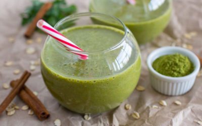 Matcha Cinnamon Bun Smoothie Recipe