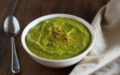 Pea, Broccoli and Almond Soup Recipe
