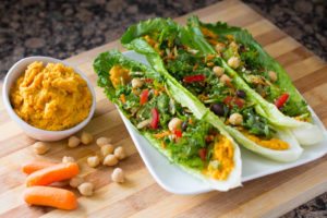 Curry Carrot Chickpea Hummus Recipe