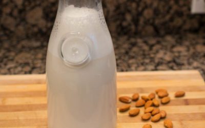 The Easiest Homemade Almond Milk in the World (5 minutes, 2 Ingredients!)