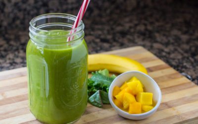 Tropical Green Smoothie Recipe (video) | Nutritarian | Vegan