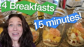 My Favorite Oatmeal Recipe / How to Make 4 Breakfasts in 15 Minutes!