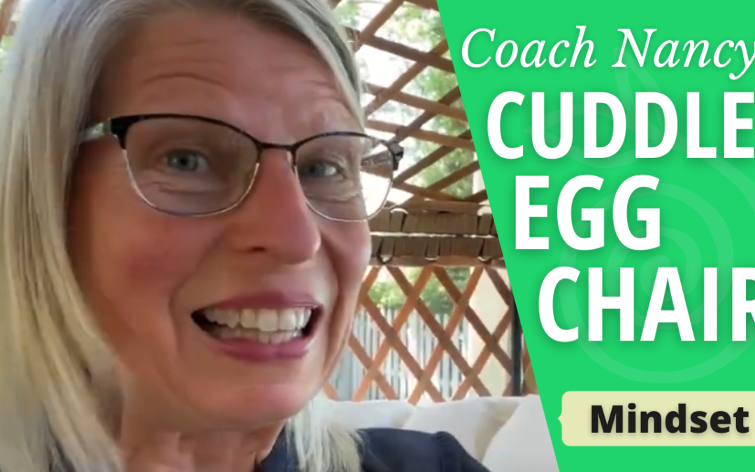 What does this egg chair have to do with healthy eating?// Coach Nancy’s Mindset Notes