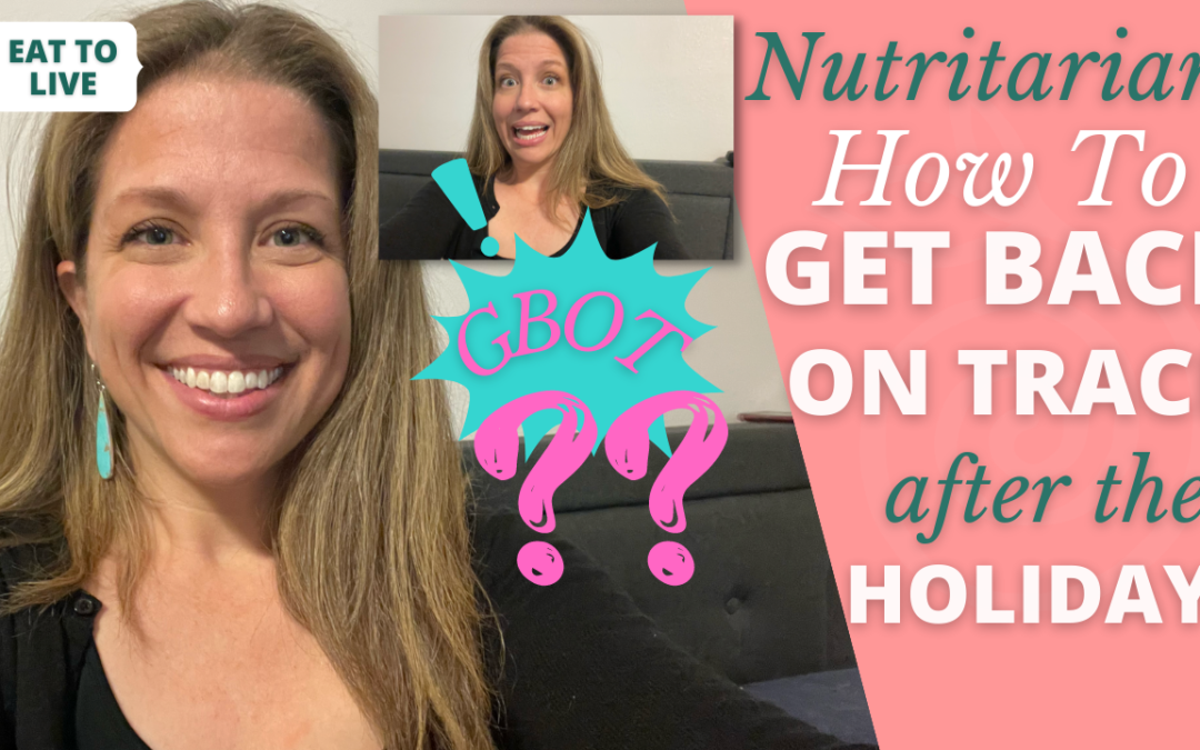 How to Get Back on Track After the Holidays / Eat to Live / Nutritarian