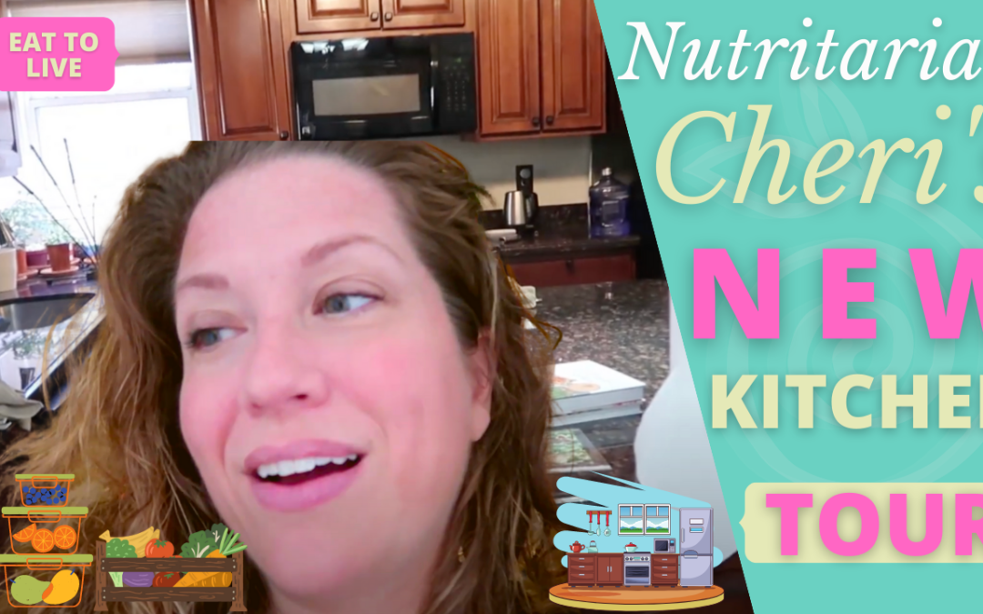 [new video] 🏡 Cheri’s New Kitchen Tour! Nutritarian / Healthy Eating / Eat to Live 